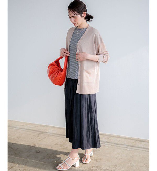 組曲「GIZAコットンチュールコンビ カットソー」|Tシャツ・カットソー|