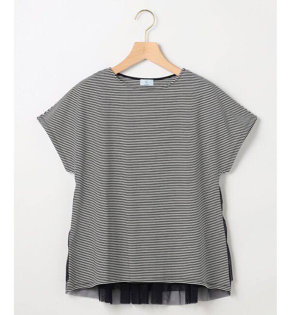 組曲「GIZAコットンチュールコンビ カットソー」|Tシャツ・カットソー|