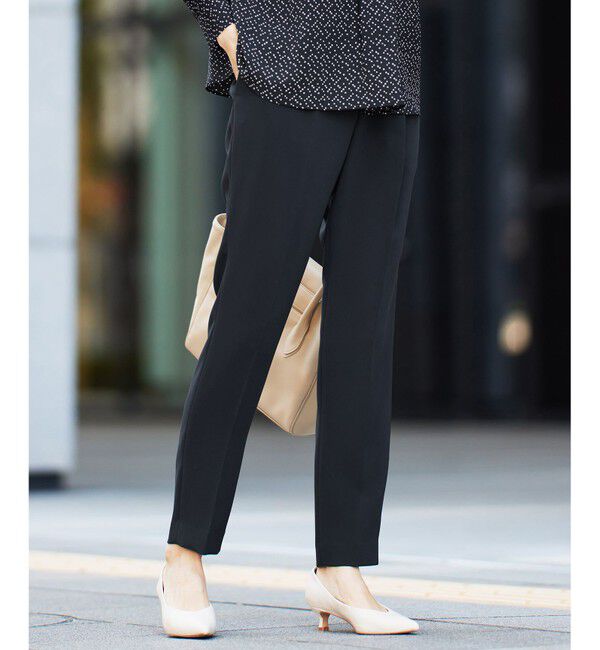 自由区「【カタログ掲載・セットアップ対応】トリアセダブルクロステーパード パンツ」|その他|ネイビー