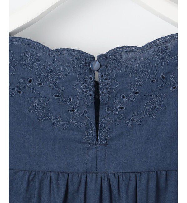 自由区「【WEB限定・接触冷感・洗える】エンブロイダリーローンプルオーバー ブラウス」|シャツ・ブラウス|