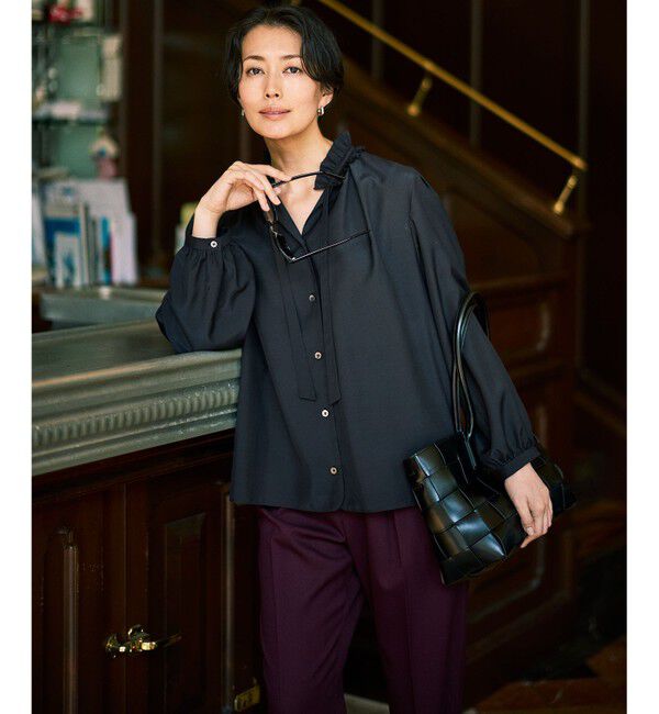 自由区「【SHIHOさん着用】TRスラブツイルテーパード パンツ」|その他|