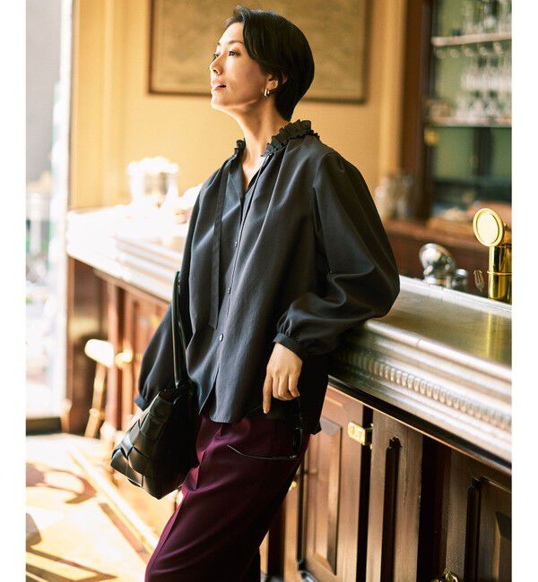 自由区「【SHIHOさん着用】TRスラブツイルテーパード パンツ」|その他|