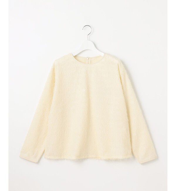 自由区「【カタログ掲載】ループカットジャカードプルオーバー ブラウス」|シャツ・ブラウス|