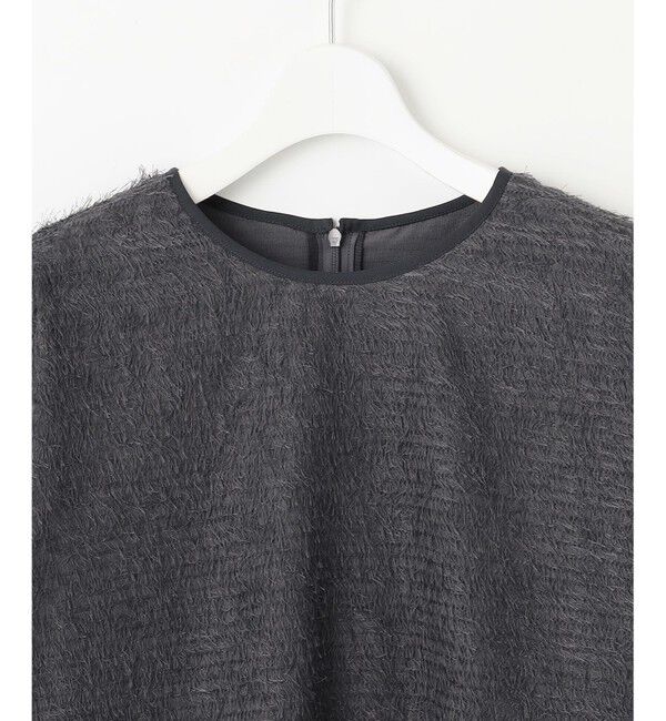 自由区「【カタログ掲載】ループカットジャカードプルオーバー ブラウス」|シャツ・ブラウス|