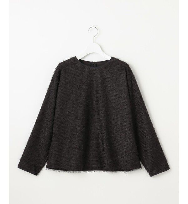 自由区「【カタログ掲載】ループカットジャカードプルオーバー ブラウス」|シャツ・ブラウス|