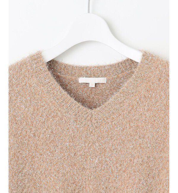 自由区「【カタログ掲載】フェザーラメプルオーバー ニット」|ニット・セーター|