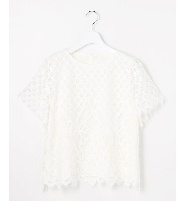 自由区「パネルレース ブラウス」|シャツ・ブラウス|