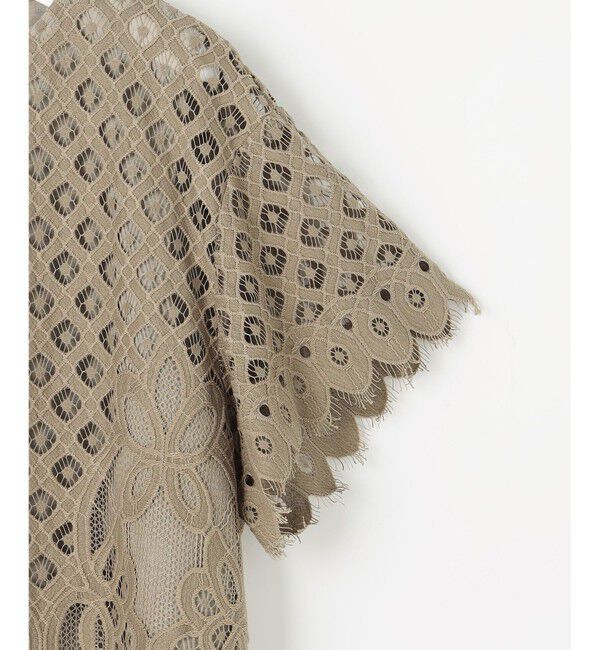 自由区「パネルレース ブラウス」|シャツ・ブラウス|