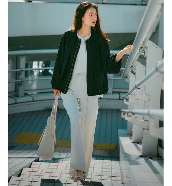 23区「【洗える】2WAYストレッチツイル ワイドパンツ」|その他|