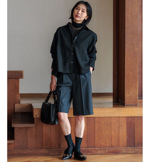 23区「【CLASSY.10月号掲載/洗える】TWマットクロス ハーフパンツ」|その他|