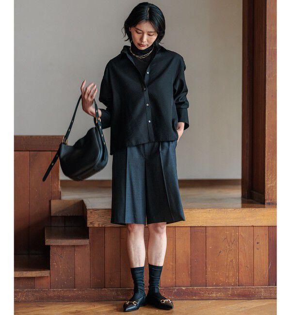 23区「【CLASSY.10月号掲載/洗える】TWマットクロス ハーフパンツ」|その他|