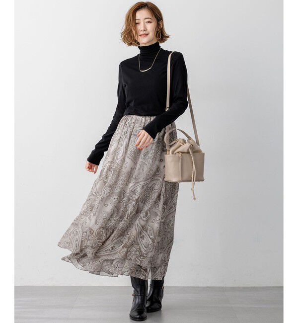 23区「【SLOW/一部店舗限定】シアーフライス タートルネック カットソー」|Tシャツ・カットソー|