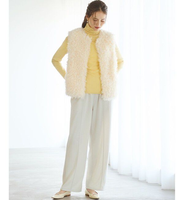 23区「【SLOW/一部店舗限定】シアーフライス タートルネック カットソー」|Tシャツ・カットソー|