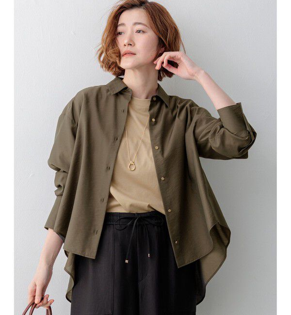 23区「【CanCam掲載】シアータンブラー ファンクショナル シャツ」|シャツ・ブラウス|ﾀﾞｰｸﾌﾞ