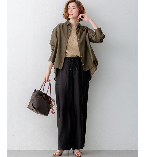 23区「【CanCam掲載】シアータンブラー ファンクショナル シャツ」|シャツ・ブラウス|