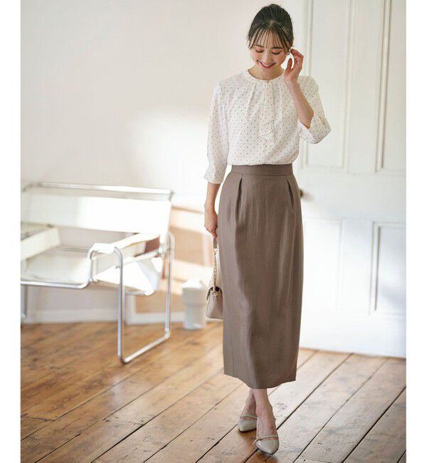 any SiS「【洗える】ソフトグリッターペンシル スカート」|スカート|