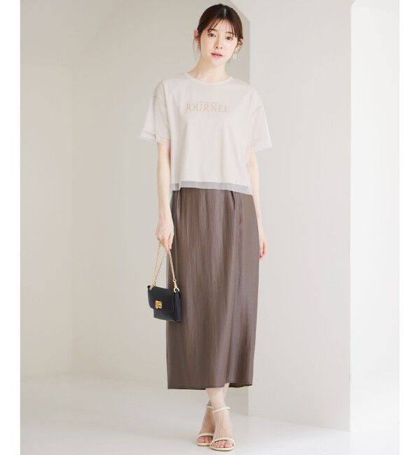 any SiS「【洗える】ソフトグリッターペンシル スカート」|スカート|