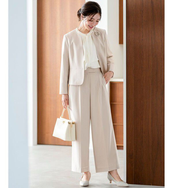 ANY SIS「【セットアップ対応】セレモニーダブルクロス ワイドパンツ」|その他|