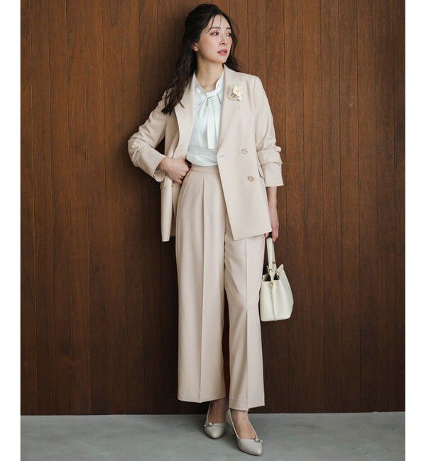 ANY SIS「【セットアップ対応】セレモニーダブルクロス ワイドパンツ」|その他|