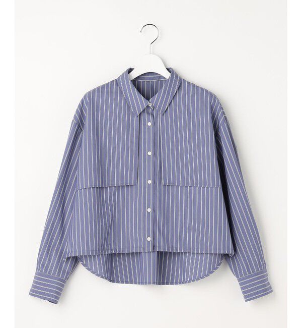 ANY SIS「クロップドヨークハオリ シャツ」|シャツ・ブラウス|