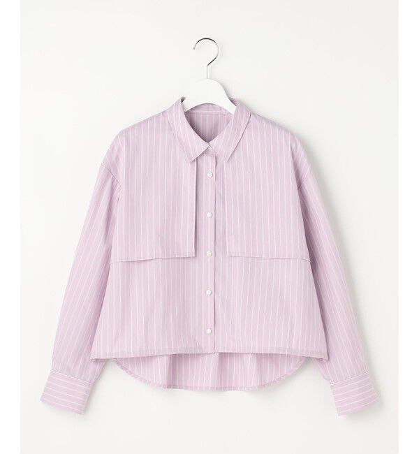 ANY SIS「クロップドヨークハオリ シャツ」|シャツ・ブラウス|