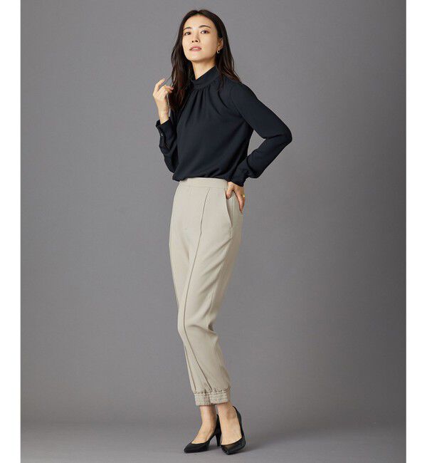 BEIGE,「EVA / ハイネックロングスリーブブラウス」|シャツ・ブラウス|