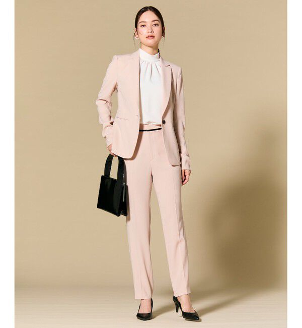 BEIGE,「EVA / ハイネックハーフスリーブブラウス」|シャツ・ブラウス|