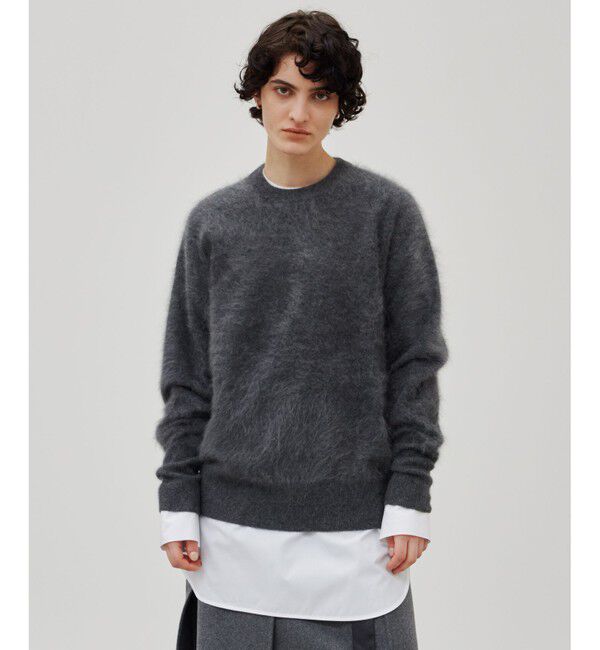 BEIGE,「BRANCHI / カシミヤクルーネックニット」|ニット・セーター|C Gray