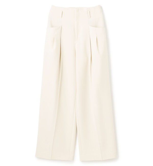 BEIGE,「LAC / 2WAYストレッチワイドタックパンツ」|その他|