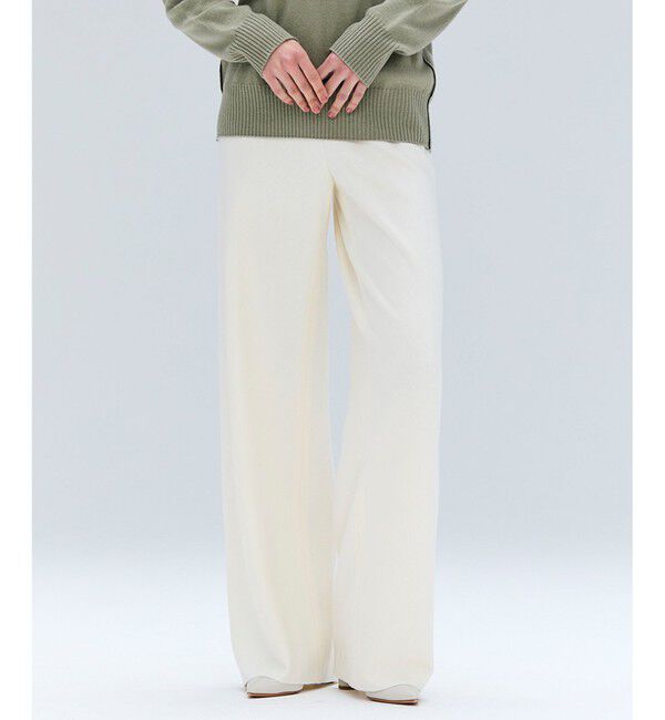 BEIGE,「【Precious掲載】MONTAIGNE / イージーウエストウールワイドパンツ」|その他|Bone