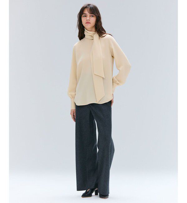 BEIGE,「【Precious掲載】MONTAIGNE / イージーウエストウールワイドパンツ」|その他|