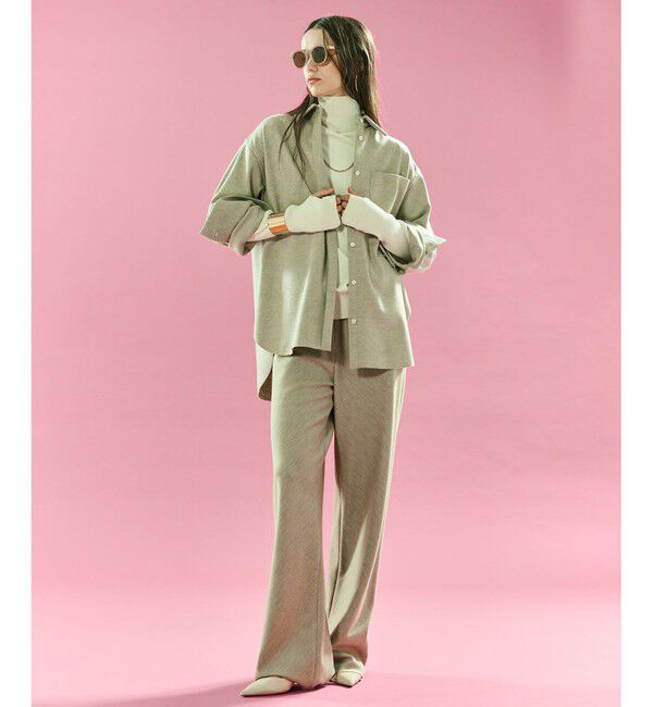 BEIGE,「【Precious掲載】MONTAIGNE / イージーウエストウールワイドパンツ」|その他|