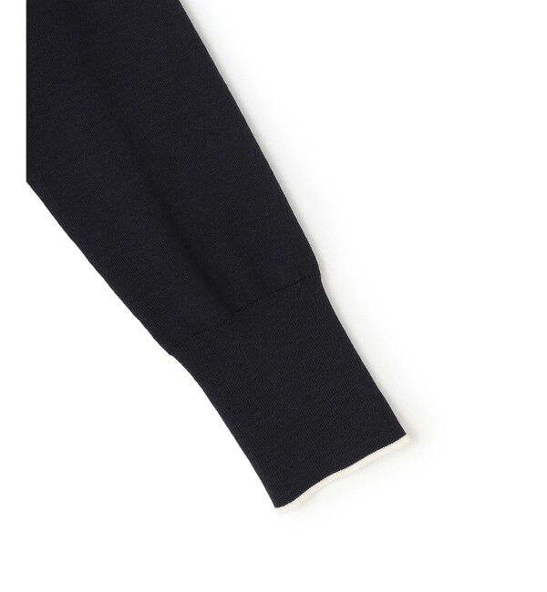 BEIGE,「CHLOR / ウールシルクツイルドッキングVネックニット」|ニット・セーター|