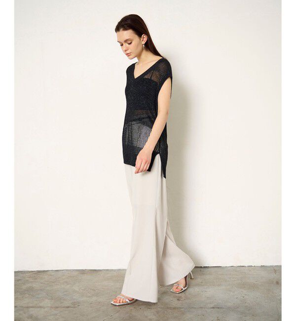 Diagram「ラメメッシュニットトップ」|ニット・セーター|