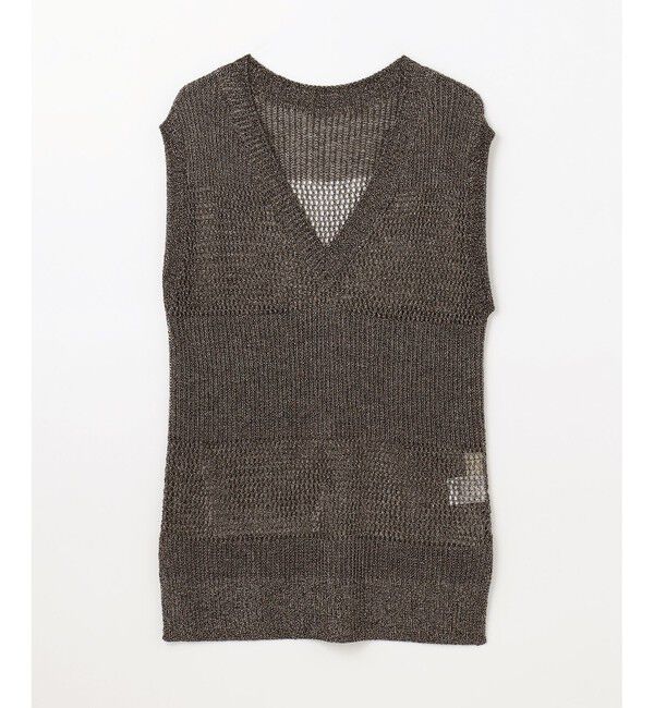 Diagram「ラメメッシュニットトップ」|ニット・セーター|