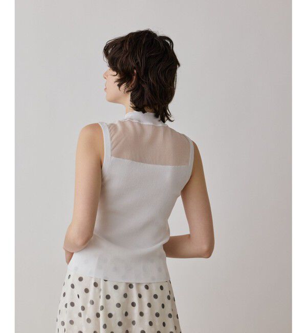 GRACE CONTINENTAL「シアーグロスニットトップ」|その他|