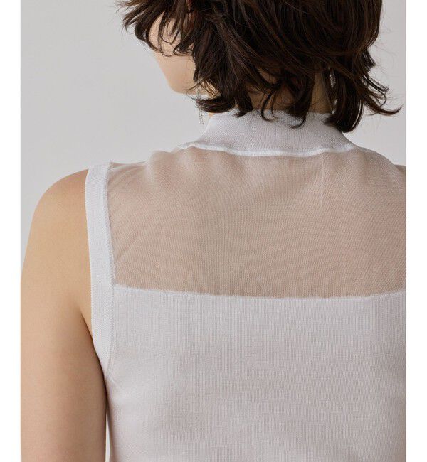 GRACE CONTINENTAL「シアーグロスニットトップ」|その他|