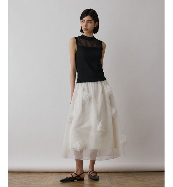 GRACE CONTINENTAL「シアーグロスニットトップ」|その他|