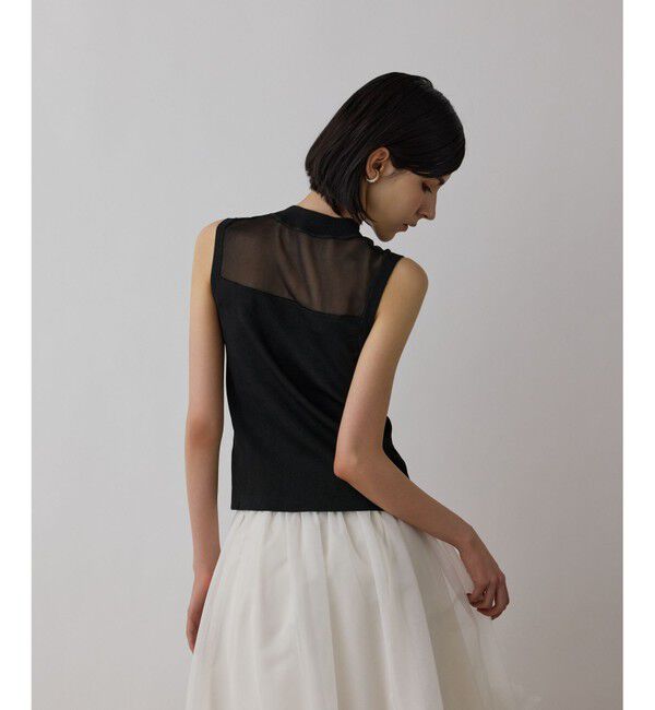 GRACE CONTINENTAL「シアーグロスニットトップ」|その他|