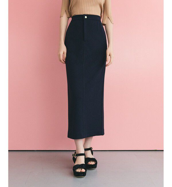 Grace Class「トリアセペンシルラインスカート」|スカート|ネイビー