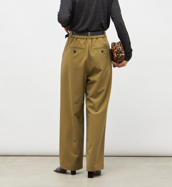 NOLLEY'S sophi「ウォッシャブルピーチツイルラップワイドパンツ」|その他|