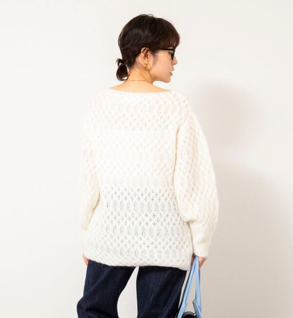 NOLLEY'S sophi「【WALANCE/ワランス】wool mohair cable boatneck top」|ニット・セーター|