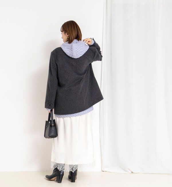 NOLLEY'S sophi「【WALANCE/ワランス】wool mohair cable boatneck top」|ニット・セーター|