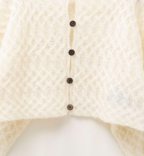 NOLLEY'S sophi「【WALANCE/ワランス】wool mohair cable cropped cardigan」|カーディガン|