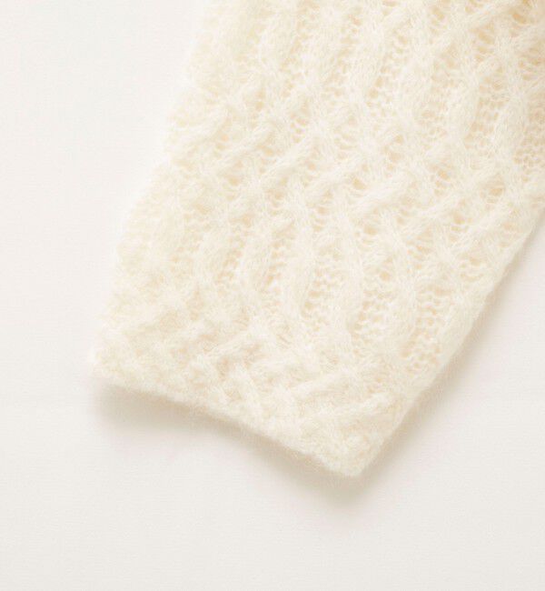 NOLLEY'S sophi「【WALANCE/ワランス】wool mohair cable cropped cardigan」|カーディガン|