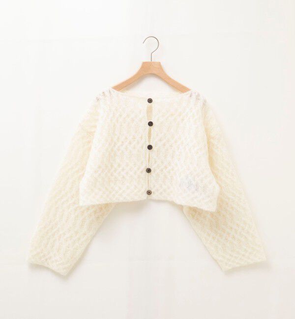 NOLLEY'S sophi「【WALANCE/ワランス】wool mohair cable cropped cardigan」|カーディガン|