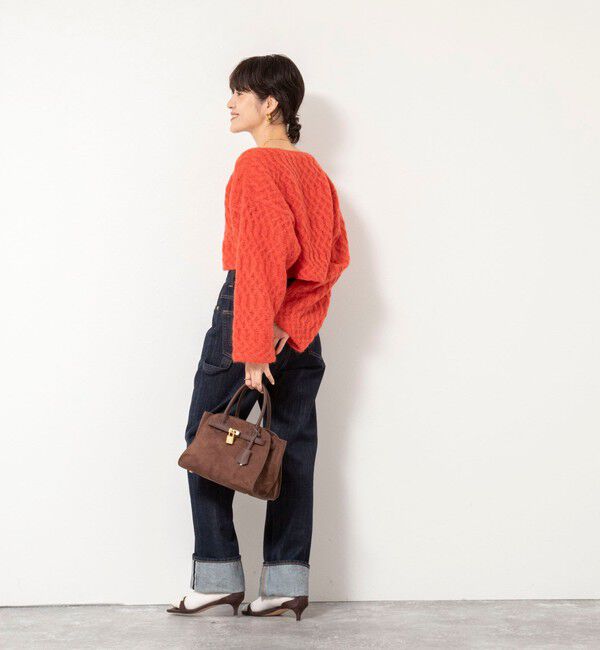 NOLLEY'S sophi「【WALANCE/ワランス】wool mohair cable cropped cardigan」|カーディガン|