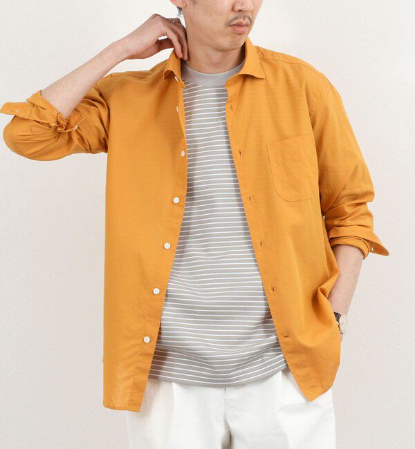 NOLLEY'S goodman「《ビジカジ対応》カッタウェイシャツ 26SS」|シャツ・ブラウス|