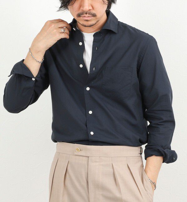 NOLLEY'S goodman「《ビジカジ対応》カッタウェイシャツ 26SS」|シャツ・ブラウス|