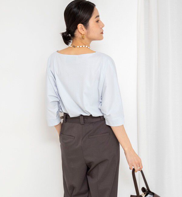 NOLLEY'S「ウォッシャブルドルマンTシャツ」|Tシャツ・カットソー|